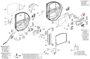 Intrerupator pentru geamuri Manitou 746479, 276363 - Img 2