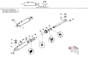 Kit reparatie cilindru directie Manitou 192293 - Img 3