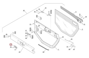 Maner usa cabina Manitou 750479-AFTERMARKET - Img 3