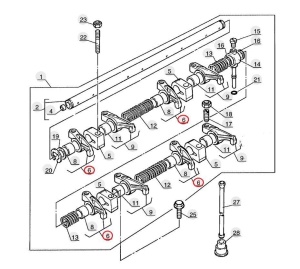 Pârghie supapă Manitou 603179