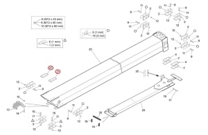 Patina brat telescopic Manitou 578798 - Img 1
