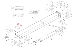 Patina brat telescopic Manitou 578798 - Img 2