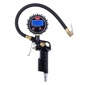 Pistol umflare roți cu manometru digital 17 bar AMIO-04466 – Pistol aer profesional pentru verificare presiune anvelope