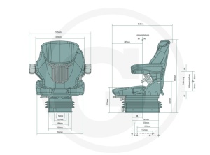 Scaun GRAMMER Compact Basic M cu actionare mecanica - Img 2
