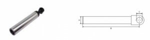Tija piston trapa hidraulica 60/383/30 mm diametru 60 mm pentru camion Bar CARGOLIFT