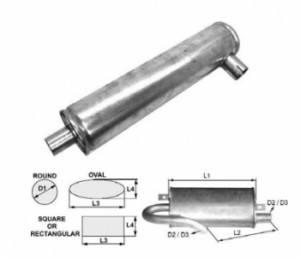 Toba de esapament 565 mm pentru stivuitoare Clark