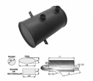 Toba de esapament rotunda 375 mm pentru stivuitoare Hyster