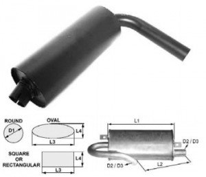 Toba esapament rotunda 330 mm pentru stivuitor Jungheinrich
