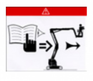 Autocolant pentru nacele marca Manitou 120 AETJL, 150AETJ COMPACT, 150AETJL, 170AETJL