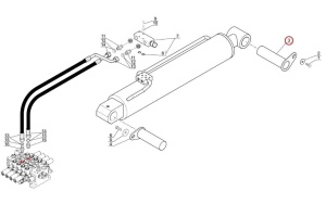 Bolt brat telescopic Manitou 923759 - Img 1