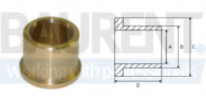 Bucsa 30x40x45.5 mm lift hidraulic DHOLLANDIA