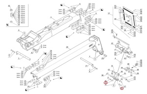 Bucsa brat telescopic Manitou 208251 - Img 3