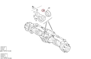 Bucsa suspensie punte Manitou 797944