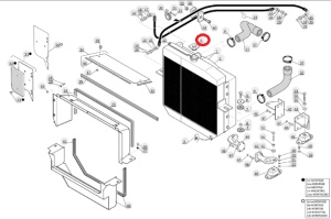 Bușon radiator Manitou 947388