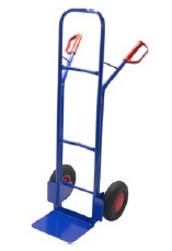 Carucior de mana Variofit 250kg, roti pneumatice, h 1305mm