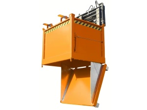 Container stivuibil cu fund basculabil 1500kg 2mc Bauer FB 2000 - Img 4