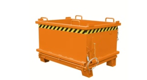 Container stivuitor cu fund basculabil 1.5mc, 2000kg - Bauer SB 1000 - Img 6