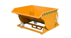 Cuva metalica basculabila stivuitor pentru spani 0.7mc -1250kg Bauer SKM 75 - Img 7
