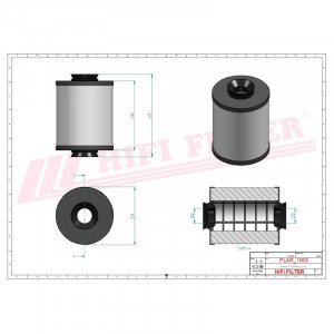 Filtru aerisire motor SAO 8666, SAO8666, Manitou 940867 - Img 3