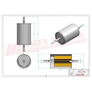 Filtru combustibil SN70239, SN 70239 compatibil John Deere AL153517 - Img 3