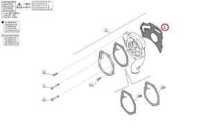Garnitură pompă de apă Manitou 604988 - Img 2