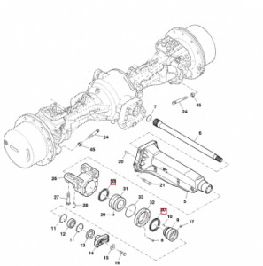 Garnitura pt tractor John Deere
