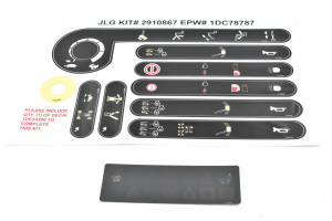 Kit etichete autocolante telecomanda pentru nacele JLG 450A, 450AJ 2910867
