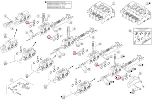 Kit reparatie cilindru hidraulic Manitou 476321 - Img 3