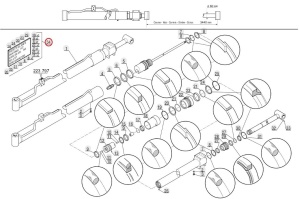 Kit reparatie cilindru hidraulic Manitou 561614 - Img 3