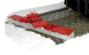 Matura cu fixare pe furcile de stivuitor 150cm cu reglaj lateral - Bauer SKB-150 - Img 3
