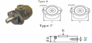 Motor hidraulic pentru nacele Haulotte H21T, HA16DX, HA20P, HA26PX