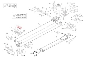 Patina brat telescopic Manitou 609526 - Img 1
