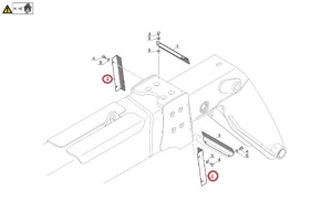 Perie brat telescopic Manitou 270639 - Img 3