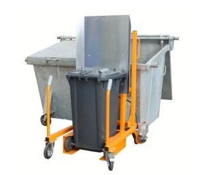 Statie varsare pubele 120-240 litri Bauer MKS-230V electrohidraulica - Img 2