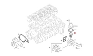 Termostat motor Manitou 52632120
