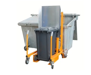 Unitate de basculare pubele gunoi 120-240litri cu pompa de picior Bauer MKS-F - Img 3