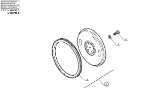 Volantă motor Manitou 603983