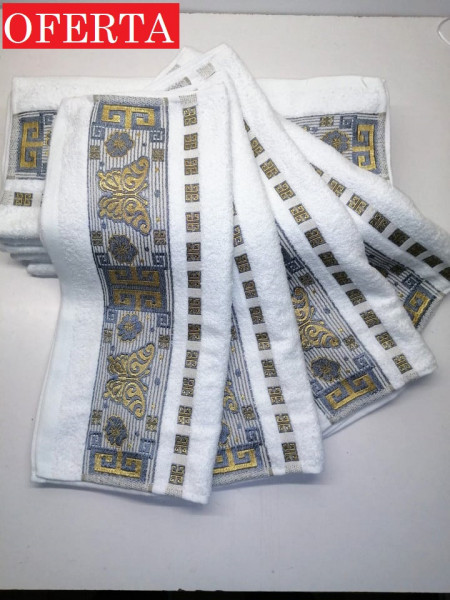 Set 10 Prosoape, 100% bumbac, 50x90 cm, 400g/mp, cod P101