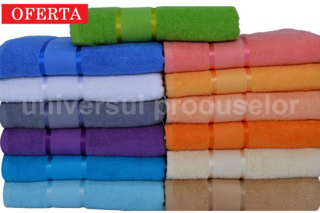Set 10 Prosoape, 100% bumbac Pakistan, 50x90 cm, cod P14