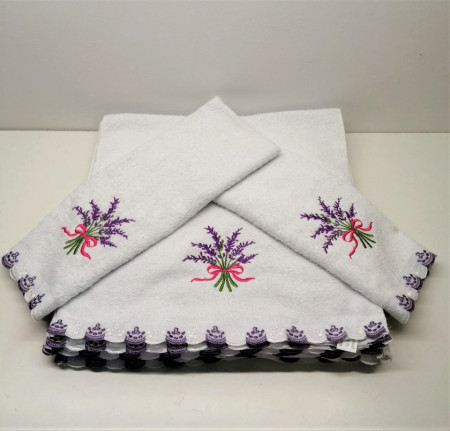 Set 10 Prosoape 100% bumbac, 47x93 cm, 400g/mp, cod P98