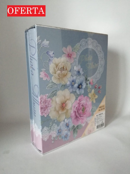 Album foto Flowers , format 10x15, 200 fotografii, culoare roz, cod A1