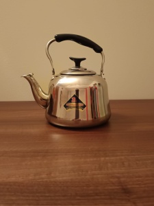 Ceainic din otel inoxidabil pentru ceai/cafea/ierburi Argintiu - 2 l