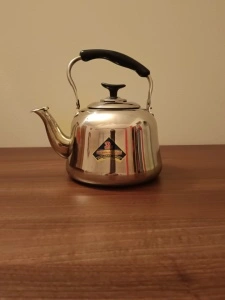 Ceainic din otel inoxidabil pentru ceai/cafea/ierburi Argintiu - 2 l