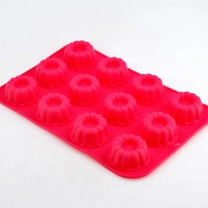Forma din silicon 12 briose/tarte