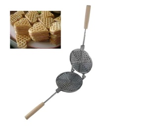 Forma pentru prăjituri tip faguri – 6 secțiuni, dur aluminiu, mâner din lemn - Img 5