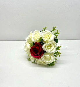 Buchet mireasa sau nasa - flori artificiale, cod B8