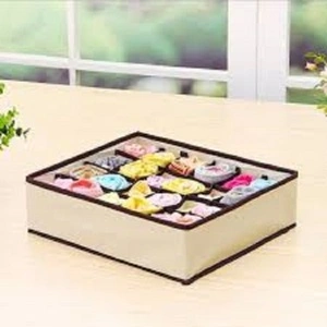 Organizator pentru sertar cu 24 compartimente, pentru șosete și lenjerie intimă, 34×30×10 cm