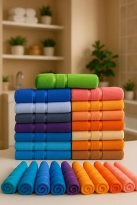 Set 10 prosoape din bumbac 100% pakistanez, 50×90 cm – deosebit, 400 g/mp, cod P14