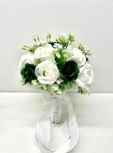 Buchet mireasa sau nasa - trandafiri de sapun, cod B12