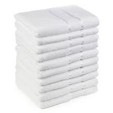 Set 10 prosoape 100% de bumbac Pakistanez, 50x90 cm, cod P106